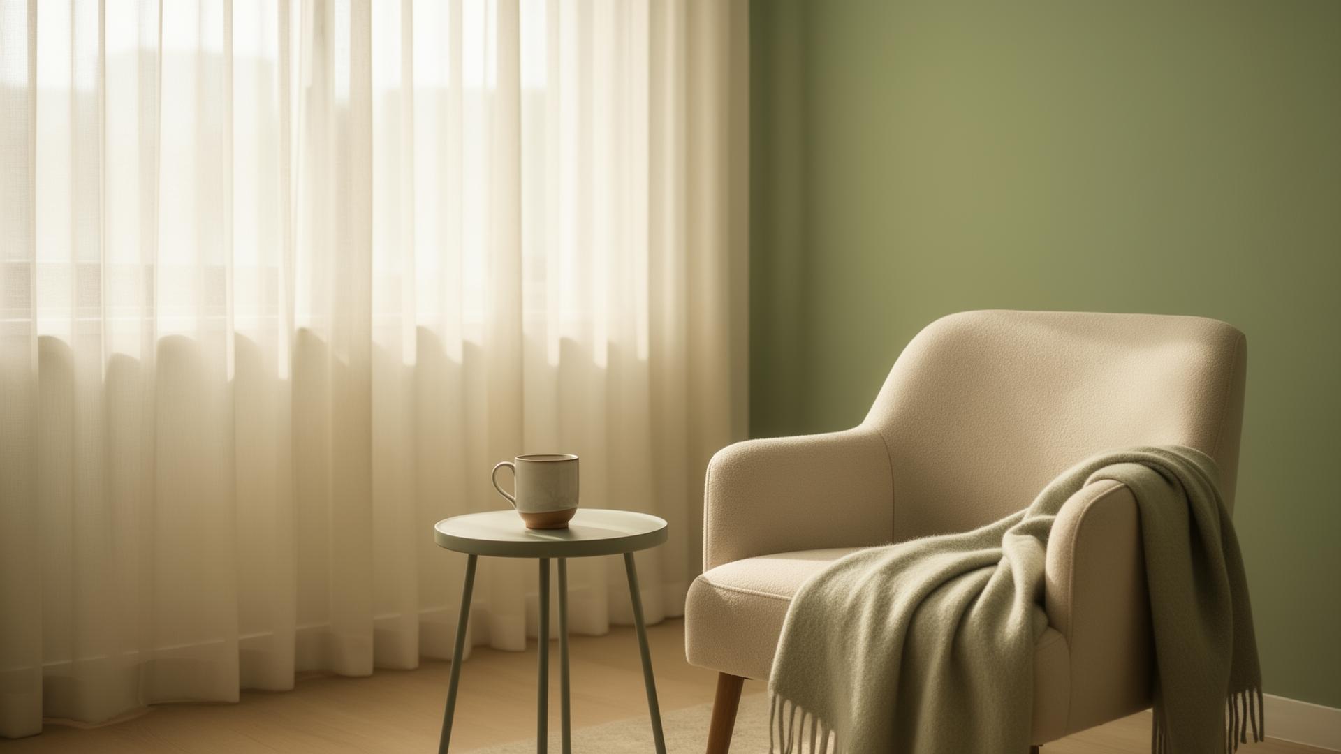 A calm, welcoming therapy space with soft natural light