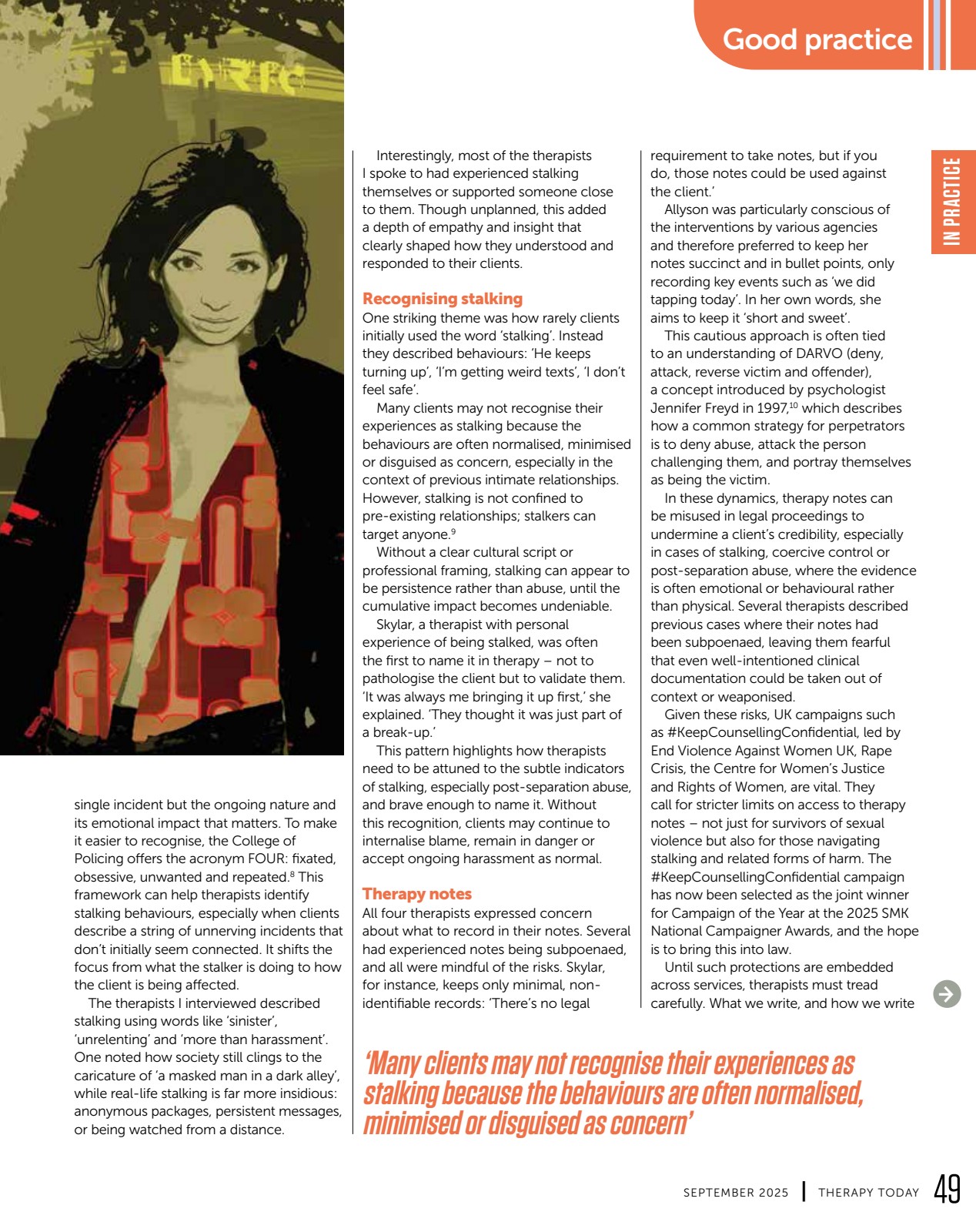 Surviving Stalking - Page 2